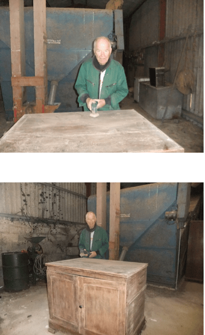 Vestment chest restoration